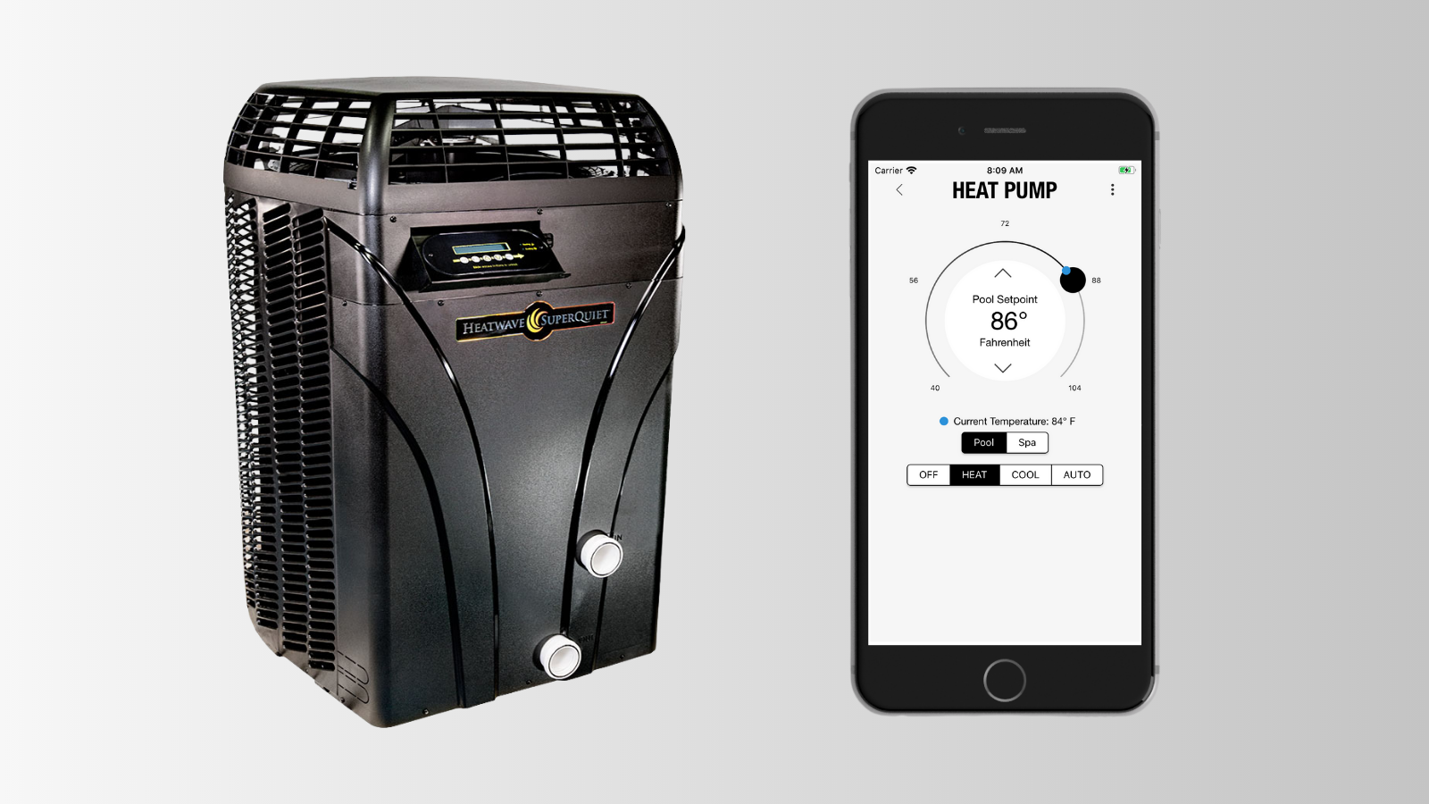 HeatWave SuperQuiet® pool heat pumps are PoolSync® Ready Twitter