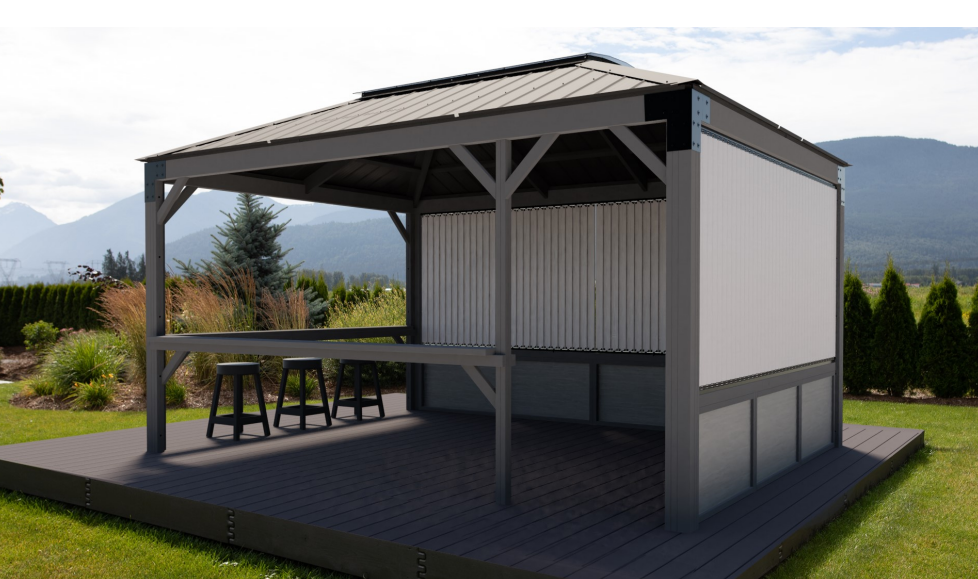 Visscher Gazebo Sequoia Semi-Enclosed Visscher Gazebo Sequoia Semi-Enclosed